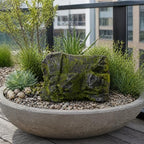 Artificial Moss Rock, Freestanding Decor, Moss 2 - Image 5