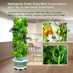 Hydroponic Growing System, Vertical Garden Tower Automatic Timer 36 -Pod - Image 3