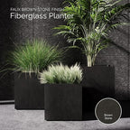 Reglito Cube Planters for Outdoor Plants, Square Indoor/Outdoor - Image 3