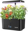 Indoor Garden System 19 Watt LED Growing Light Upgrade 2 Self-Watering Soil-Cultivated Growing Pots Gardening Gifts for Mom Plant Pot for Vegetables Herbs Tomato(No Seeds&Soil) by Dryades
