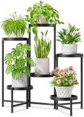 iDavosic.ly 6 Tier Large Plant Stand Indoor Outdoor, 10 In Wide Tray, Black by iDavosicly