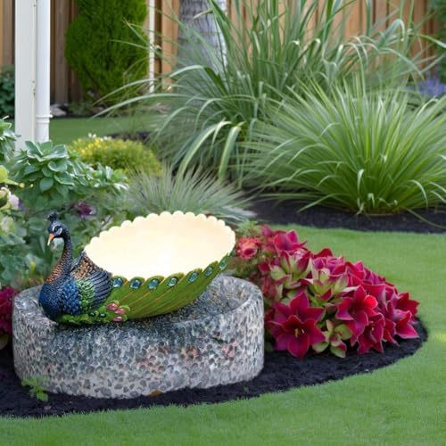 Gonetre Handmade Vintage Resin Peacock Planter Pot Decorative Flower Pot Container for Plants - Image 4
