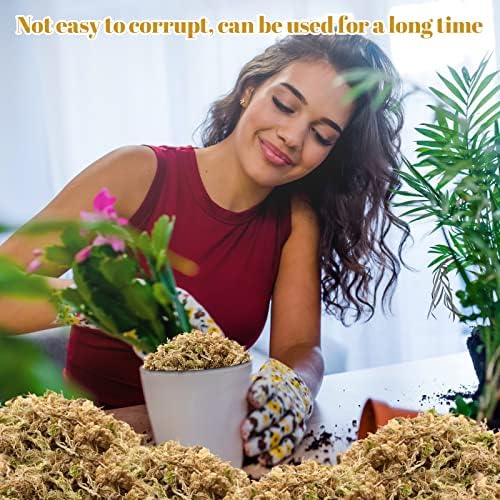 Legigo 2.2LB Sphagnum Moss for Plants- 40QT Natural Long Fibers Orchid Moss - Image 6