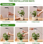 LBW Grow Lights for Indoor Plants, Full Spectrum Halo Grow Light with Base - Image 7