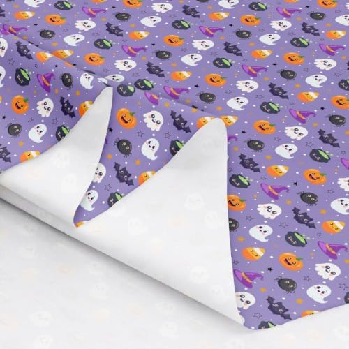Happy Halloween by The Yard, Cute Pumpkin Upholstery Fabric, Kawaii Ghost - Image 6