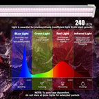 Barrina TX-S60 4FT Grow Light for Indoor Plant, 60W, Full Spectrum, Purple - Image 4