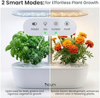 Nouri Hydroponics Growing System, 12 pod Smart Indoor Herb Garden Kit with LED Grow Lights, Hydroponic Herb Garden Indoor for Plant Lovers, Gardeners, Kitchen, Basil Seeds Included - Image 5