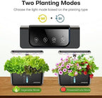 Ahopegarden Indoor Garden Hydroponics Growing System 10 Pods & 52PCS Hydroponics Pods Kit - Image 4