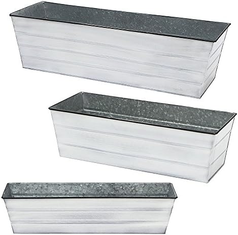 Achla Designs C-21W Window Box, Large, White - Image 5