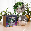 Bubblegum Stuff Disco Ball Hanging Planter (8 in) - Hanging Planters for Indoor Plants - Spherical Shaped Plant Pots with Mirrored Exterior - Available in 4-inch, 6-inch and 8-inch Sizes… by BubblegumStuff