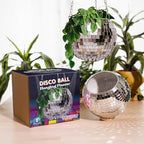 Bubblegum Stuff Disco Ball Hanging Planter (8 in) - Hanging Planters for Indoor Plants - Spherical Shaped Plant Pots with Mirrored Exterior - Available in 4-inch, 6-inch and 8-inch Sizes… by BubblegumStuff