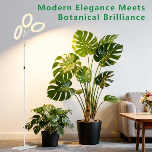 68" Full Spectrum Floor Grow Light with Stand for Tall&Large Indoor Plants - Image 2
