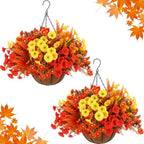 Thiccywoov 2 Set Fall Artificial Flower with Basket, Morning Glory by Jgiusenfg