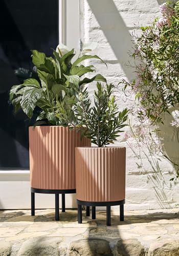 Veradek Demi Series Raised Duo Planters - Set of 2 Planters with Stands - Image 5