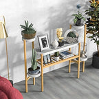 Bamboo Plant Stand Indoor, 3 Tier Plant Shelf Table for Multiple Plants - Image 3