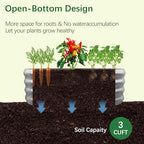 Galvanized Garden Bed Kit for Vegetables/Herbs/Flowers, Raised Planter Box, Outdoor, 2 Pack 2x2x1 Ft - Image 6
