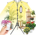 LED Grow Lights for Indoor Plants,4 Heads Full Spectrum Plant Light with 15-63" Adjustable Tripod Stand, Indoor Grow Lamp with Remote Control and Auto On/Off Timer Function by Unknown
