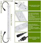 Litever Grow LED Light Strip Kits for Plants, 36W with Timer, Full Spectrum White Grow Lights, Easy Installation. Good for Indoor Plants Grow Shelf, Greenhouse, Grow Cabinets - Image 6
