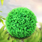 Artificial Plant Topiary Ball Faux Boxwood Decorative Balls 18in, Faux Grass Decor Fake Plant, Decorative Faux Dried Moss Balls, Decorative Balls for Home Decor - Image 2