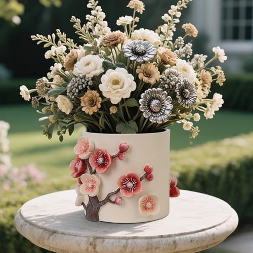 Unique Planters - 5inch 3D Petal Cute Plant Pots for Indoor Plants - Image 6