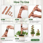 Wooden Extendable Plant Trellis for Potted Plants Indoor, 2 Sets - Image 4