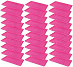 SUNPACK 10" x 20" Heavy Duty Shallow Plastic Seed Starting Tray, Magenta, 1" (Pack of 30) - Lined with Drainage Holes for Excess Water and Aeration, Ideal for Greenhouses or Indoor Gardening by SUNPACK