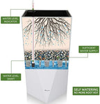 Dexceder 24 Inches Self Watering Tall Planter (White) - Image 2