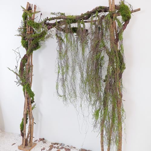 78" Large Bendable Fake Tree Trunk Branch Wall Hanging Moss Vine - Image 4