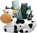 Cow Planter Pot - Cow Print Party Decoration Supplies - Garden Backyard Cow Stuff Statue - Flower Ceramic Succulent Planter - Plantador de Vacas - Large 9" with Drain - Image 6