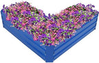 Sunnydaze L-Shaped Galvanized Raised Garden Bed for Vegetables & Flowers by SunnydazeDecor