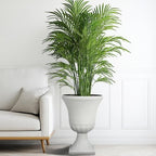 22" Tall Urn Planters Set of 2 Large Flower Pots, Indoor Outdoor Use - Image 6