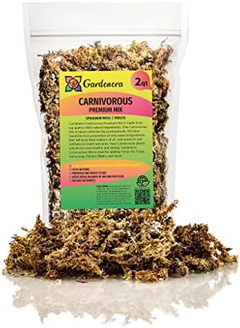 Gardenera Sphagnum Moss Potting Mix for Carnivorous Plants - 20 Quart - Moss and Perlite Blend for Potting Venus Fly Traps, Sarracenia, Pitcher Plants (4 Bags of 5QT) - Image 7