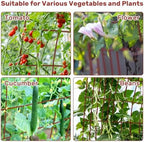 DOEWORKS 48" red A-Frame Trellis, 2-Pack, Foldable, for cukes, Beans, Tomatoes, Flowers - Image 7