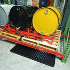 PIG Containment Tray - Rim to Rim Dimensions 49.25" L x 25.25" W x 2" H - Interior Bottom Dimensions 48" L x 24" W- 9 gal. Sump Capacity - PAK124-BK - Image 4