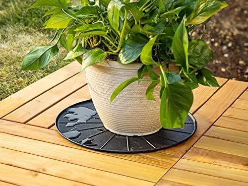 WeatherTech 15" Plant Mats/Coasters - for Floor Protection from Planter Spills, leaks and Soil (8A15CST2PKTC)- Terra Cotta (2-Pack) - Image 3