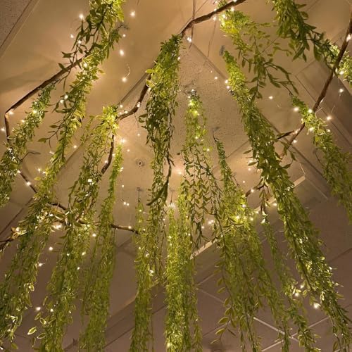 68.9ft Hanging Vines with 19.69ft Branches, Jungle Party Decorations - Image 2