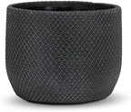 Abbott Collection Extra Large Mesh Texture Planters, Set of 2 - Image 3