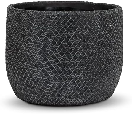 Abbott Collection Extra Large Mesh Texture Planters, Set of 2 - Image 3