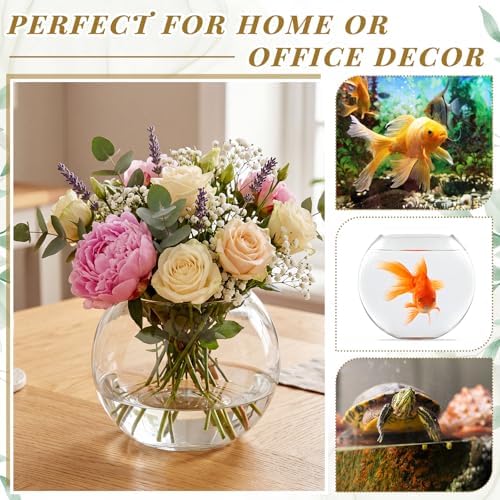 4 Pcs Fish Bowl Bubble Vase Bulk,6.1" h X 7.87" w - Image 4