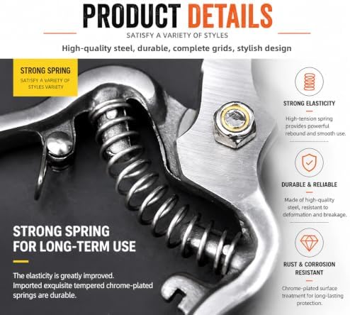 Goat Hoof Trimmers and Farrier Shears – Versatile Hoof, Wire, and Pipe Cutting Tool for Livestock – Silver (2pack) - Image 6