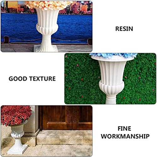 DOITOOL 1pc Decorative Roman Column Flowerpot Vintage Plastic Planter for Home Office Balcony Front Door Adornment for Weddings Mother Day Holidays - Image 5