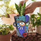 Midogaigai Abstract Face Planter Pots for Indoor Plants & Flowers Deco Gift - Image 5