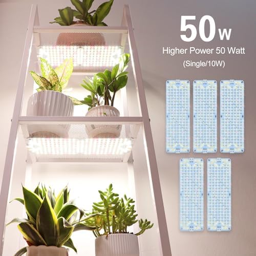 5Pack Ultra-Thin Panel Grow Lights for Seed Starting Greenhouse - Image 3