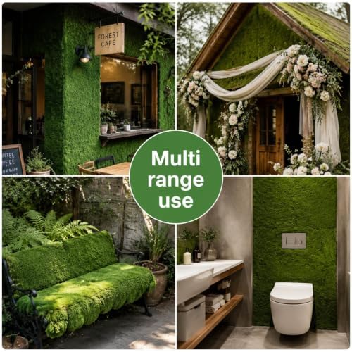 Artificial Moss Mat, Faux Moss Sheet for DIY Crafts, Indoor & Outdoor Decor - Image 4