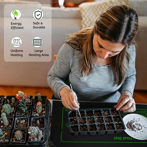 LOCONHA Seedling Heat Mat for Seed Starting, 10" x 20.75" Waterproof - Image 6