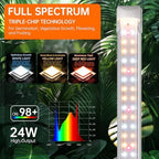 Bstrip Grow Light, 2ft 48W (2 X 24W) Plant Light with Timer, 3686K - Image 2