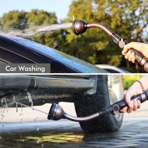 RESTMO Watering Wand Heavy Duty, 15-Inch Long Hose Nozzle Sprayer - Image 5