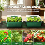 VIVOSUN 6-Pack Seed Starter Trays & 10"x20.75" Seedling Heat Mat - Image 5