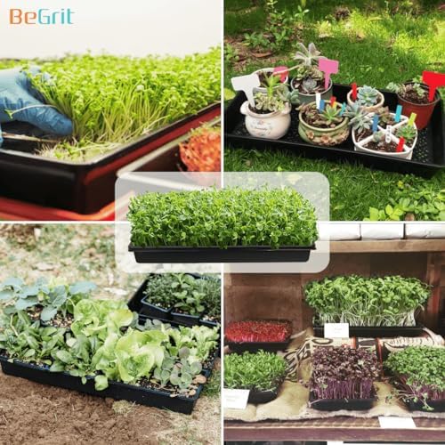 BeGrit 1020 Mesh Bottom Trays with Holes for Seed Starting Germination - Image 6