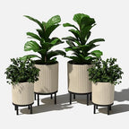 Veradek Demi Series Raised Duo Planters - Set of 2 Planters with Stands - Image 7